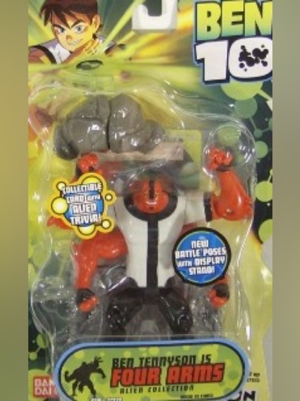 Ben 10 Four Arms Action Figure - Red, White, Black